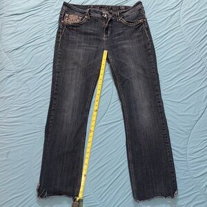 Classic Dark Wash Straight Leg Women's Jeans